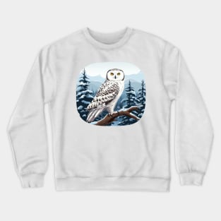 Snowy Owl Crewneck Sweatshirt